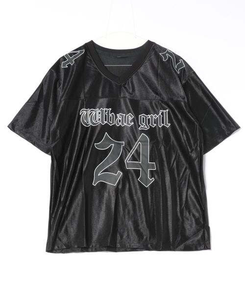 WESTSEA（ウエストシー）の「ナンバリング ゲームシャツ 半袖（Tシャツ/カットソー・レディース・ブラック/ブルー/ホワイト・M/L）」の9枚目の写真