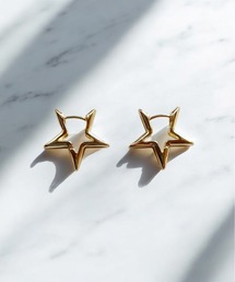 rae（レイ）の「【rae】スターフープピアス（ピアス（両耳用））」