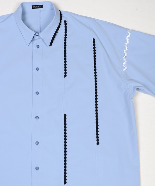 MILKBOY(ミルクボーイ)の「LACE LACE シャツ(シャツ/ブラウス・メンズ・B/A・FREE)」の4枚目の写真
