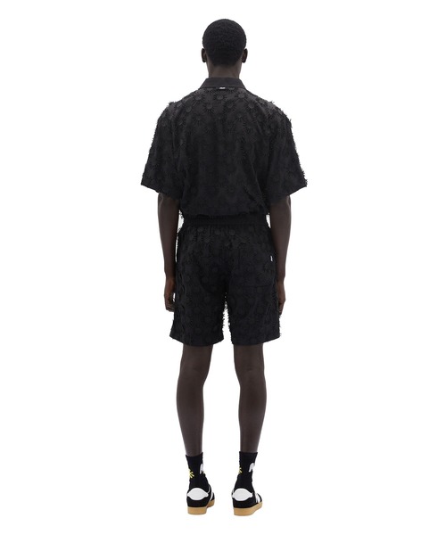 MSGM(エムエスジーエム)の「3D SUNNY マクラメコットン ポプリンバミューダショーツ(その他パンツ・メンズ・ブラック・50)」の4枚目の写真