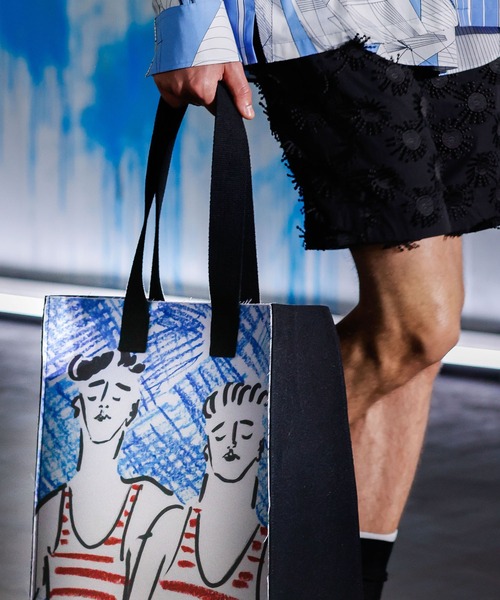 MSGM(エムエスジーエム)の「3D SUNNY マクラメコットン ポプリンバミューダショーツ(その他パンツ・メンズ・ブラック・50)」の8枚目の写真