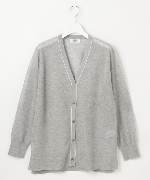 J.PRESS(ジェイプレス)の「【WEB限定カラーあり・洗える】Vis/Peスパーク ニット カーディガン(カーディガン/ボレロ・レディース・イエロー系/ライトグレー系/ダークブラウン系/ブラウン系/アイボリー系・F)」の18枚目の写真
