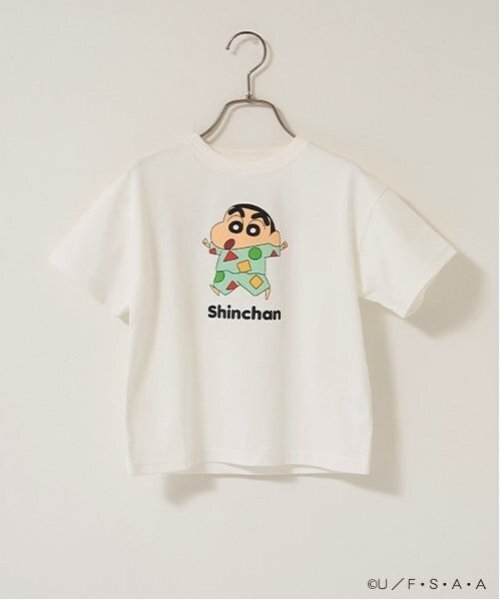 b・ROOM（ビールーム）の「【クレヨンしんちゃん】【カイテキ天竺】アソートプリントTシャツ（Tシャツ/カットソー・キッズ・イエロー/ピンク/ブルー/エメラルド・130cm/110cm/120cm/140cm/100cm）」の6枚目の写真