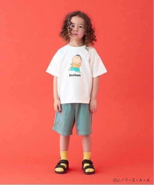 b・ROOM（ビールーム）の「【クレヨンしんちゃん】【カイテキ天竺】アソートプリントTシャツ（Tシャツ/カットソー・キッズ・イエロー/ピンク/ブルー/エメラルド・130cm/110cm/120cm/140cm/100cm）」の12枚目の写真