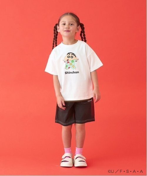 b・ROOM（ビールーム）の「【クレヨンしんちゃん】【カイテキ天竺】アソートプリントTシャツ（Tシャツ/カットソー・キッズ・イエロー/ピンク/ブルー/エメラルド・130cm/110cm/120cm/140cm/100cm）」の15枚目の写真