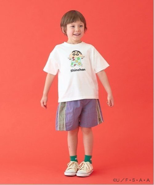 b・ROOM（ビールーム）の「【クレヨンしんちゃん】【カイテキ天竺】アソートプリントTシャツ（Tシャツ/カットソー・キッズ・イエロー/ピンク/ブルー/エメラルド・130cm/110cm/120cm/140cm/100cm）」の17枚目の写真
