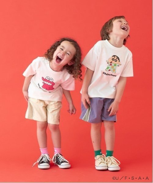 b・ROOM（ビールーム）の「【クレヨンしんちゃん】【カイテキ天竺】アソートプリントTシャツ（Tシャツ/カットソー・キッズ・イエロー/ピンク/ブルー/エメラルド・130cm/110cm/120cm/140cm/100cm）」の22枚目の写真