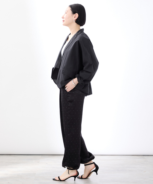 VERMEIL par iena(ヴェルメイユパーイエナ)の「TICCA ティッカ ハーフシャツジャケット 0251401024(その他アウター・レディース・ネイビー・FREE)」の6枚目の写真