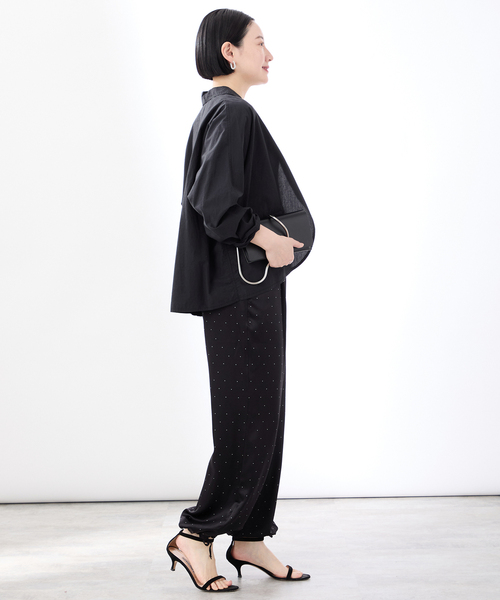 VERMEIL par iena(ヴェルメイユパーイエナ)の「TICCA ティッカ ハーフシャツジャケット 0251401024(その他アウター・レディース・ネイビー・FREE)」の7枚目の写真