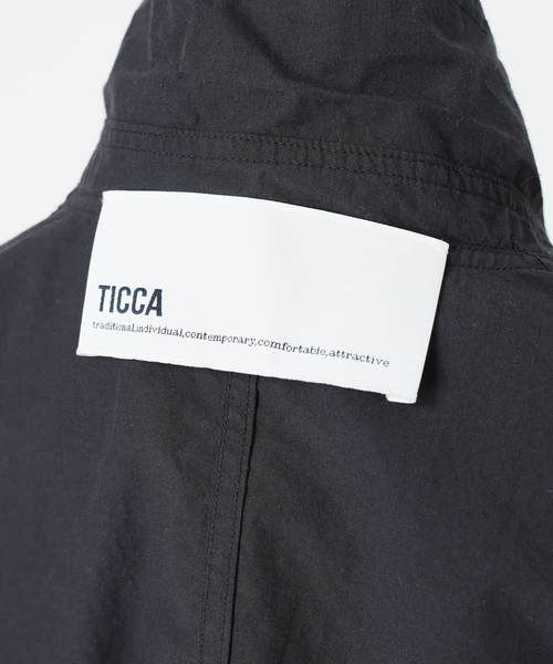 VERMEIL par iena(ヴェルメイユパーイエナ)の「TICCA ティッカ ハーフシャツジャケット 0251401024(その他アウター・レディース・ネイビー・FREE)」の16枚目の写真