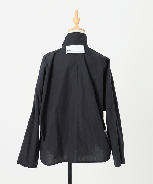 VERMEIL par iena(ヴェルメイユパーイエナ)の「TICCA ティッカ ハーフシャツジャケット 0251401024(その他アウター・レディース・ネイビー・FREE)」の18枚目の写真