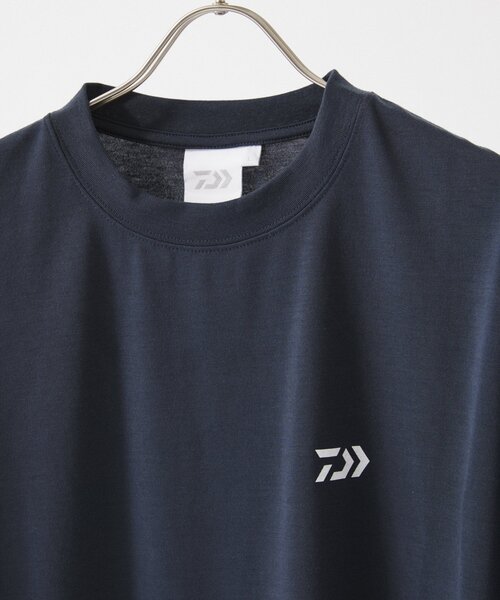 DAIWA 別注 ロゴデザイン ロングTシャツ グリーングレーM JOURNAL STANDARD relume tシャツ 「DAIWA / ダイワ」別注 ロゴT