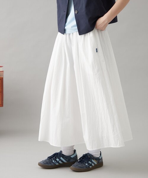 GEVACO（ゲバコ）の「【GEVACO】ギャザーロングスカート（スカート・レディース・ブラック/ホワイト/レッド・ONE SIZE）」の10枚目の写真