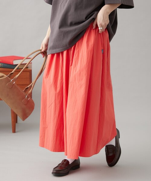 GEVACO（ゲバコ）の「【GEVACO】ギャザーロングスカート（スカート・レディース・ブラック/ホワイト/レッド・ONE SIZE）」の16枚目の写真