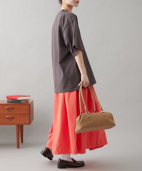 GEVACO（ゲバコ）の「【GEVACO】ギャザーロングスカート（スカート・レディース・ブラック/ホワイト/レッド・ONE SIZE）」の21枚目の写真