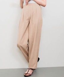 aquagarage | リネンライクタックカーブパンツ(その他パンツ)