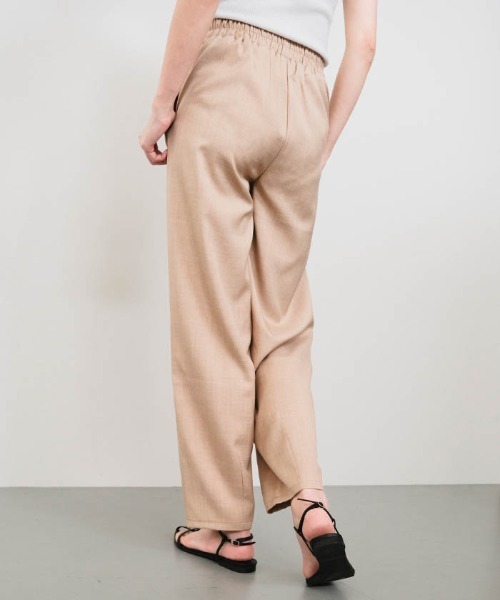 aquagarage（アクアガレージ）の「リネンライクタックカーブパンツ（その他パンツ・レディース・ネイビー/ベージュ/ブラウン/グレー・L/M）」の7枚目の写真