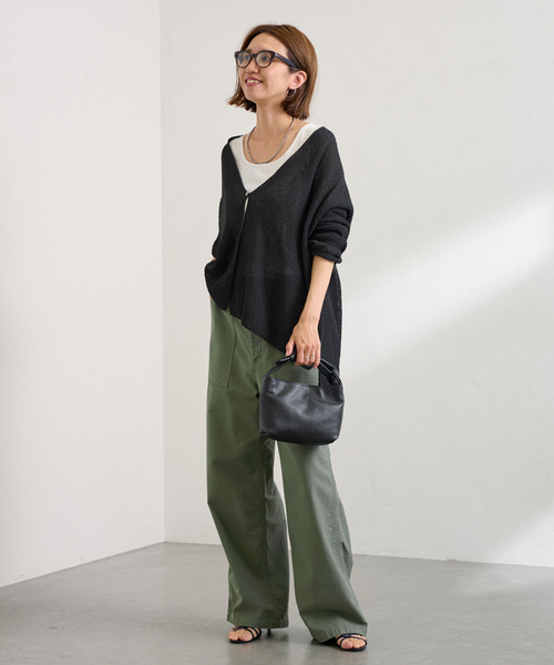 FRAMeWORK(フレームワーク)の「AULENTTI/オウレンティ ハンドルスライドミニバッグ(ハンドバッグ・レディース・ベージュ/ブラック・FREE)」の8枚目の写真