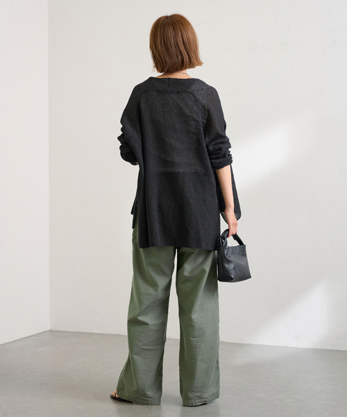 FRAMeWORK(フレームワーク)の「AULENTTI/オウレンティ ハンドルスライドミニバッグ(ハンドバッグ・レディース・ベージュ/ブラック・FREE)」の9枚目の写真