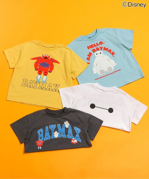 最新情報 WEB限定 【ディズニー】BAY MAX/Tシャツ（Tシャツ/カットソー トップス
