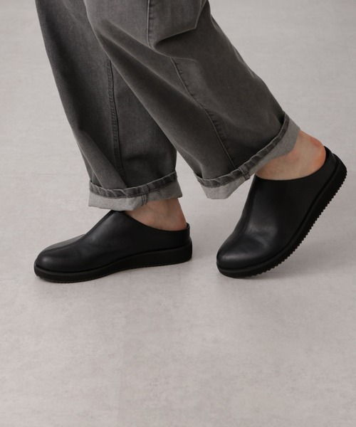 NANO universe（ナノユニバース）の「プレーンサボサンダル（サンダル・メンズ・ブラック・S/M/L）」の2枚目の写真