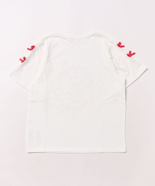 la poche biscuit(ラポシェビスキュイ)の「くま半袖Tシャツ(Tシャツ/カットソー・キッズ・ネイビー/オフホワイト・80/90/100/110/120/130/140)」の6枚目の写真