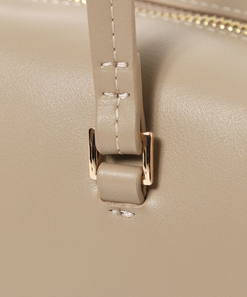 Andemiu（アンデミュウ）の「ソフトボストン324847（ボストンバッグ・レディース・ライトイエロー/グレイッシュベージュ/ブラック・FREE）」の14枚目の写真