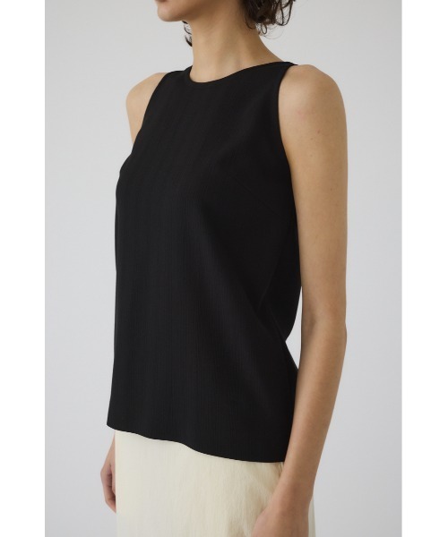 RIM.ARK(リムアーク)の「Scoop 2way neckline tank スコープツーウェイネックラインタンク(タンクトップ・レディース・アイボリー/ブラウン/ブラック・38/36)」の17枚目の写真