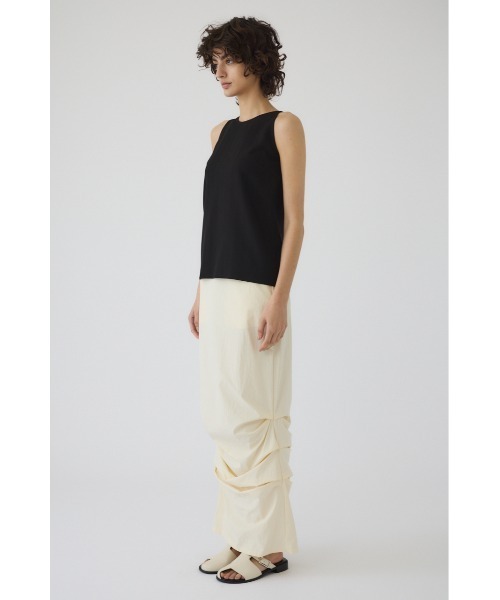 RIM.ARK(リムアーク)の「Scoop 2way neckline tank スコープツーウェイネックラインタンク(タンクトップ・レディース・アイボリー/ブラウン/ブラック・38/36)」の21枚目の写真