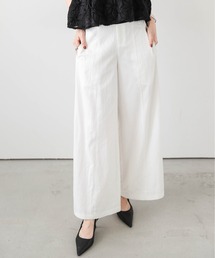 日本製 ワイドツイルパンツ