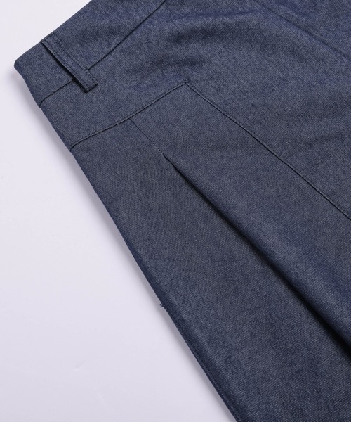 Lajour(ラジュール)の「日本製 ワイドツイルパンツ(その他パンツ・レディース・ベージュ/ホワイト/チャコールグレー/インディゴブルー・M/L)」の11枚目の写真