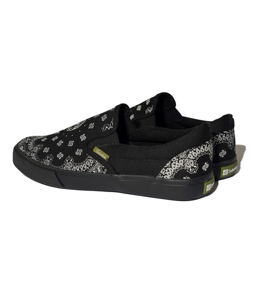 Subciety(サブサエティ)の「Bandanna maria slip-on(スリッポン・メンズ・ブラック×ブラック/ブラック×ホワイト・SMALL/X-LARGE/LARGE/MEDIUM)」の9枚目の写真