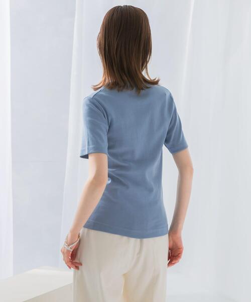 URBAN RESEARCH ROSSO WOMEN（アーバンリサーチ　ロッソ）の「GICIPI　CRISTALLO（Tシャツ/カットソー・レディース・ホワイト/ピンク/チャコールグレー/ライトブルー/ブラック・1）」の18枚目の写真