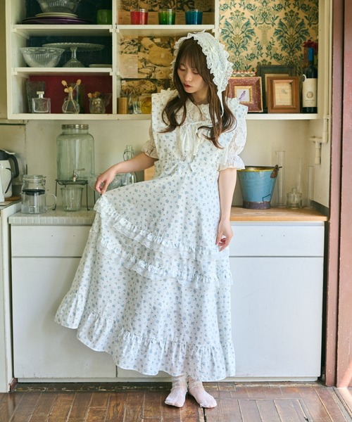 kutir(クティール)の「【クティールとレトロ】アソートフリルリボンバブーシュカ/ヘッドドレス(その他ヘアアクセサリー・レディース・ライトブルー/アイボリー/ピンク/オフホワイト・FREE)」の17枚目の写真