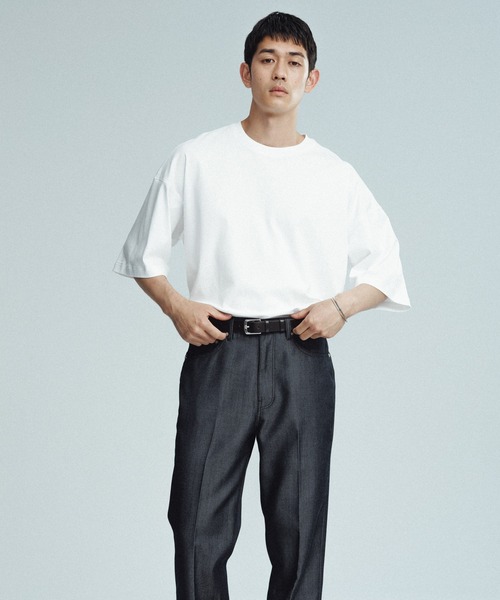 ADAM ET ROPE'(アダムエロペ)の「《Unchaning》ボックスシルエット Tシャツ / ADAM ET ROPE' JEANS(Tシャツ/カットソー・メンズ・ブラック/ホワイト・M/L)」の15枚目の写真
