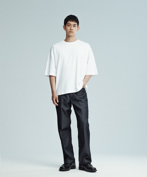 セール】《Unchaning》ボックスシルエット Tシャツ / ADAM ET