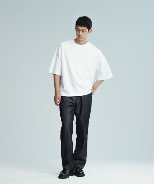 セール】《Unchaning》ボックスシルエット Tシャツ / ADAM ET