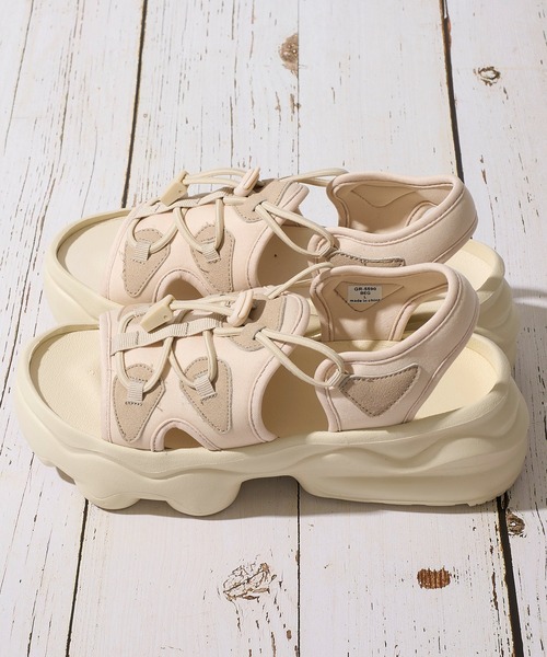 GERRY(ジェリー)の「【GERRY/ジェリー】レディース ハイソール スニーカーサンダル / 厚底サンダル(サンダル・レディース・ホワイト/ベージュ/ブラック・SMALL/MEDIUM/LARGE/X-LARGE)」の11枚目の写真