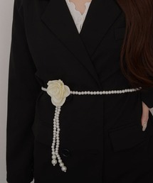 TONE SELECT GOODS | 【resonance】バラ×パール ベルト【マルチウェイ/オケージョン】(ベルト)