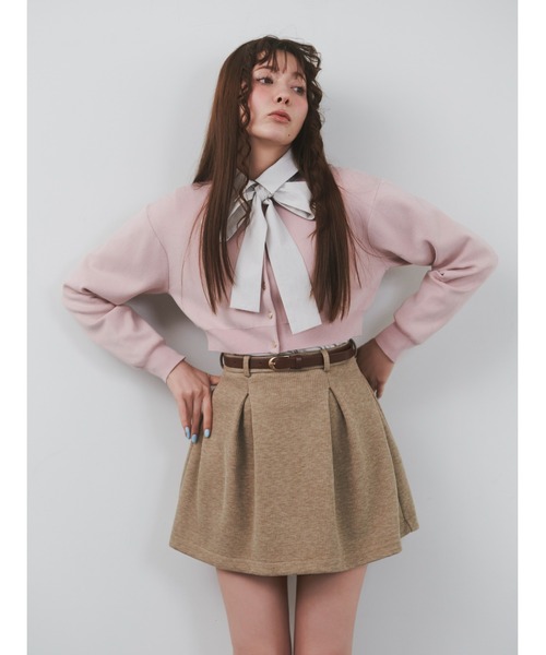 SNIDEL【WEB限定/Heart collection】モチーフニット SNIDEL（スナイデル）＞モデル・八木アリサが着こなすWEB限定アイテム