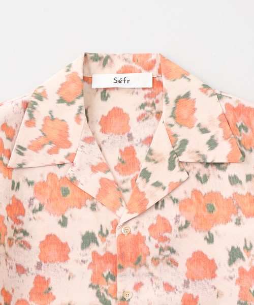 Sefr（セファ）の「Sefr(セファー)  PINO シャツ（シャツ/ブラウス・メンズ・Orange・SMALL）」の3枚目の写真