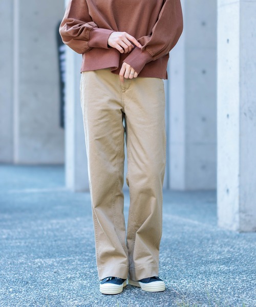 D.M.G / ディーエムジー] 高密度チノ ストレートパンツ | Domingo