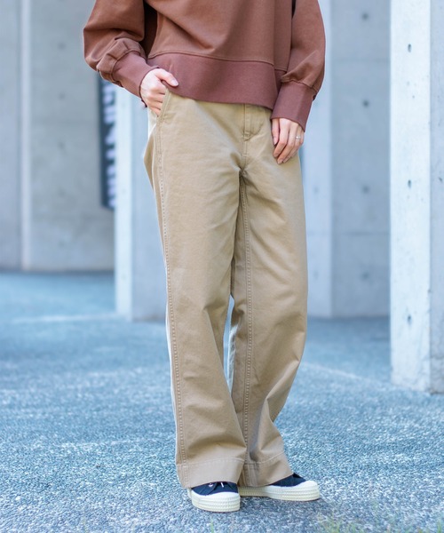 D.M.G / ディーエムジー] 高密度チノ ストレートパンツ