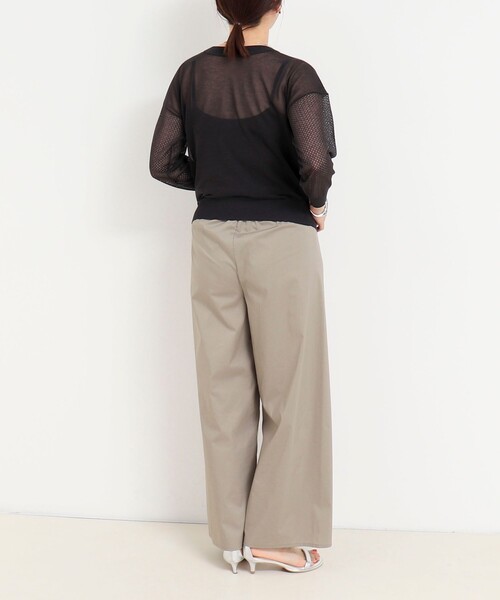 MICO COULIER（ミコクリエ）の「極細UVメッシュ2WAYカーディガン（カーディガン/ボレロ・レディース・オフホワイト/ライトグレー/チャコールグレー・38）」の17枚目の写真