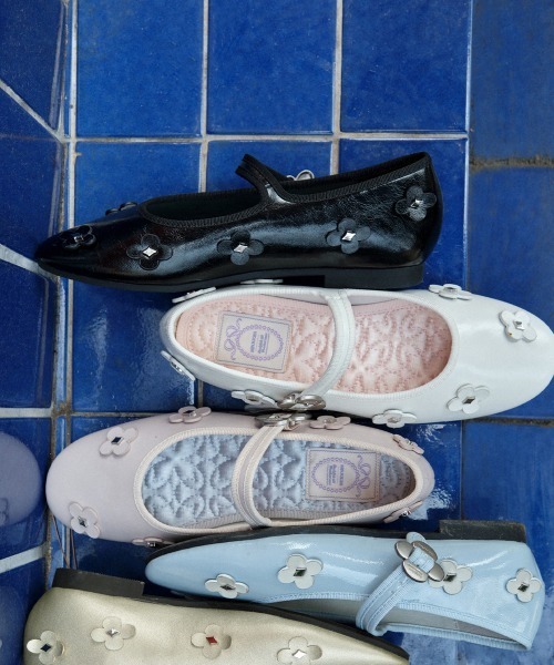 送料込★【Rockfish Weatherwear】★FLORAL PATCH MARYJANES★ FLATFORM STRING MARYJANE（スニーカー）｜ROCKFISH WEATHERWEAR