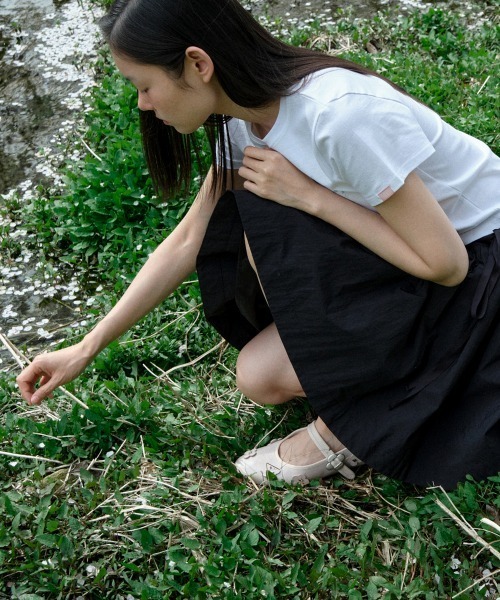 ROCKFISH WEATHERWEAR（ロックフィッシュウェザーウェア）の「[X MINJUKIM] FLORAL PATCH MARYJANES（バレエシューズ・レディース・ブルー/ピンク/ブラック/アイボリー・23.5cm/23.0cm/25.0cm/24.5cm/24.0cm）」の14枚目の写真