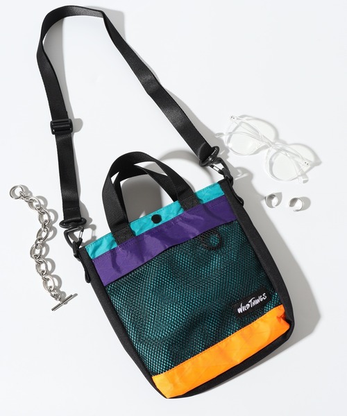 WILD THINGS 2WAY ナイロンミニショルダーバッグ トート X-pac