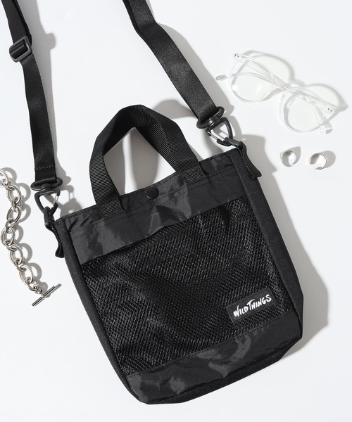 WILD THINGS 2WAY ナイロンミニショルダーバッグ トート X-pac