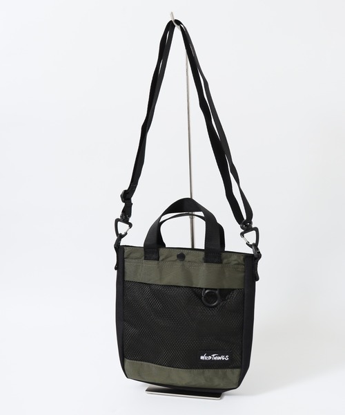 WILD THINGS 2WAY ナイロンミニショルダーバッグ トート X-pac