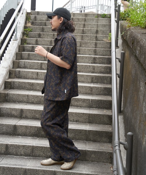 NO NEED（ノーニード）の「総柄メッシュロングパンツ（その他パンツ・メンズ・チャコール/グレイッシュベージュ/ベージュ/ダークグレー・M/L/LL）」の22枚目の写真